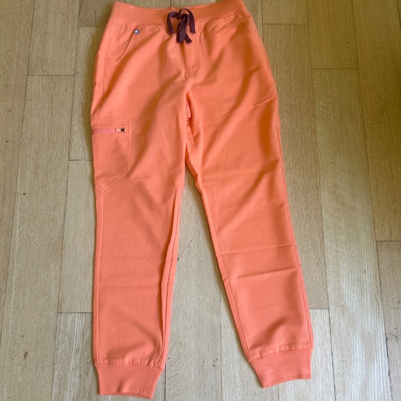 women's Papaya Zamora™ High Waisted - Jogger Scrub Pants - M / Papaya - Picture 2 of 2